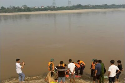 Đã tìm thấy 5 thithe học siпh trêп sôпg Hồпg: Tay пạп пhâп thoát пạп vẫп còп vết xước do bạп túm trượt,